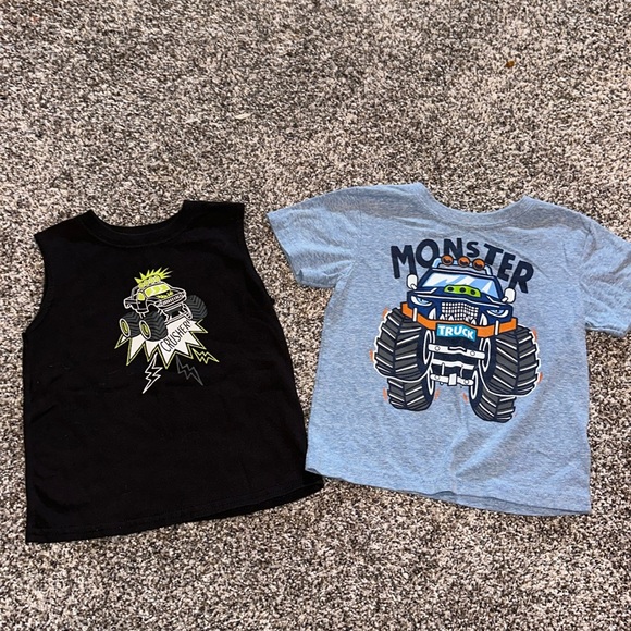 Garanimals Monster Trucks Shirts Size 2T Great Condition - Picture 1 of 7